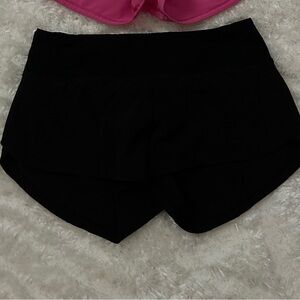 Black Lululemon Speed up shorts